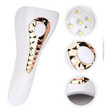 Mini Cabine Portátil Led Uv Secagem Rápida Sem Fio Nail Lamp Cor Branco 110v/220v