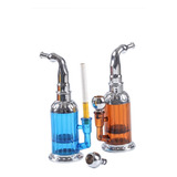 Mini Cachimbo D'água Pipe De Metal Portátil Cigarro Vertical