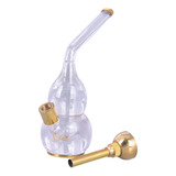 Mini Cachimbo D'água Pipe Vidro Metal Portátil