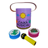 Mini Caixa Musical Redonda 3d - Educação Infantil