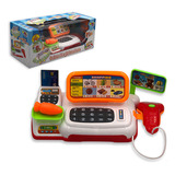 Mini Caixa Registradora Infantil Mercadinho Com Luz E Som 