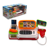 Mini Caixa Registradora Infantil Mercadinho Com Luz E Som