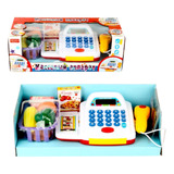 Mini Caixa Registradora Infantil Scanner Som