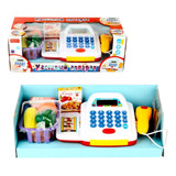 Mini Caixa Registradora Infantil Scanner Som Luzes Brinquedo