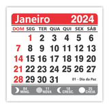 Mini Calendário Para Ima De Geladeira