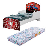 Mini Cama Infantil Com Colchão /cama Homem Aranha - Oferta