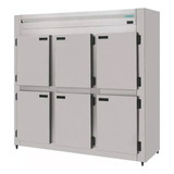 Mini Camara Fria Industrial Inox 6 Portas 1290 Litros Kofisa