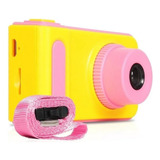 Mini Câmera Digital Filmadora Infantil Rosa