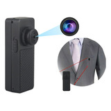 Mini Câmera Espiã Falso Botão Camisa Wifi Fullhd Audio Video