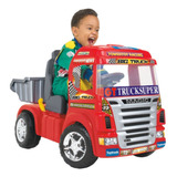 Mini Caminhão Basculante Truck Infantil Com