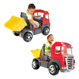 Mini Caminhão Pedal Caminhao Truk Com Luz E Som