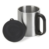 Mini Caneca Pequena Com Tampa De Plástico 180ml Café