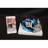 Mini Capacete Cromado Nfl New York