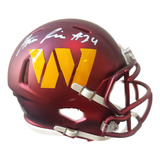 Mini Capacete Nfl Washington Commanders Auto. Antonio Gibson