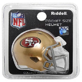 Mini Capacete Riddell San Francisco 49ers Pocket Size Novo