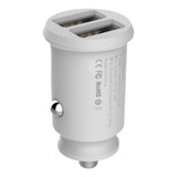 Mini Carregador Veicular Rápido Baseus Grain 2 Usb 5v 3.1a
