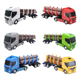 Mini Carreta Infantil Iveco Hi-way Tora De Madeira Usual