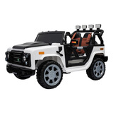 Mini Carrinho Infantil Elétrico 12v Branco Passeio Potente