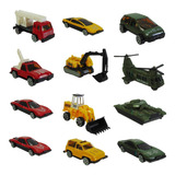 Mini Carrinhos Construção Bombeiro E Militar Guerra