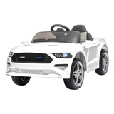 Mini Carro 12v Elétrico Infantil Motorizado Branco Musical