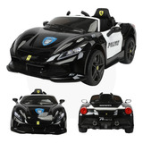 Mini Carro Elétrico Infantil 12v Controle Remoto Luzes E Som Cor Preto Voltagem Do Carregador 110v/220v