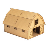 Mini Celeiro Brinquedos Fazendinha Mdf Cru