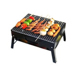 Mini Churrasqueira Grill Portátil Carvão Praia Camping 35cm