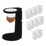 Mini Coador De Café De Pano Individual Com 10 Refis Extras