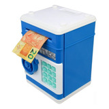 Mini Cofre Infantil Digital Eletrônico Automático Puxa Notas