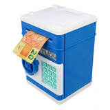 Mini Cofre Infantil Digital Eletrônico Automático Puxa Notas
