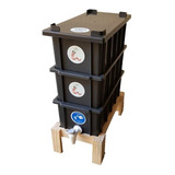 Mini Composteira Doméstica 4 Litros Com Suporte + Pé