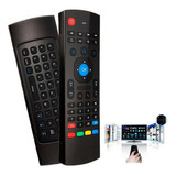 Mini Controle Com Teclado Air Mouse Para Smart Tv Ou Pc