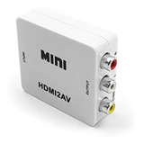 Mini Conversor Adaptador Hdmi Para 2av Rca Vídeo E Áudio Usb