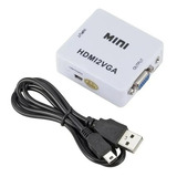 Mini Conversor Hd Vídeo Vga X Hdmi Vga2hdmi Vga Para Hdmi 