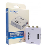 Mini Conversor Hdmi Para Rca Tv Tubo Adaptador Áudio E Vídeo