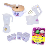 Mini Cozinha Infantil Menina Princesa Kit Panela 20pç