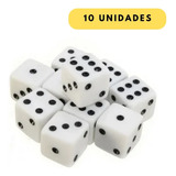 Mini Dados De Plástico Para Jogos De Tabuleiro 1cm 10un