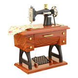 Mini Decoração Retrô Para Máquina De Costura Vintage
