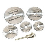 Mini Disco Serra Circular Micro Retifica Dremel Kit 6 In 1