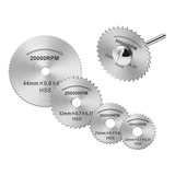 Mini Disco Serra Circular Micro Retifica Kit 06 Peças