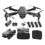 Mini Drone Profissional Com Câmeras Duplas E 4 Baterias