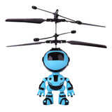Mini Drone Robô Voador Azul Voa