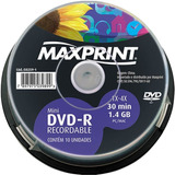 Mini Dvd-r Maxprint 1.4gb 30 Min.