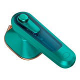 Mini Ferro De Passar Portátil Para Viagem Cabe Na Mala Roupa Cor Verde 110v/220v