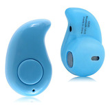 Mini Fone De Ouvido S530 4.1 Sem Fio Bluetooth Micro Azul