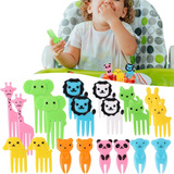Mini Garfinho Para Frutas Petisco Lancheira Infantil 10pçs