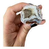 Mini Geodo De Ágata - Pedra Natural - Semi Preciosa - 1 Unid