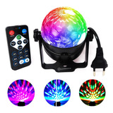 Mini Globo Laser Bola Maluca Jogo De Luz Rgb Potente
