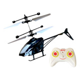Mini Helicóptero Com Controle Remoto Sensor Brinquedo Voa