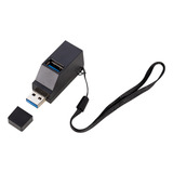 Mini Hub Usb 3.0 3 Portas 1 Usb 3.0 Usb 2.0 Laptop Notebook